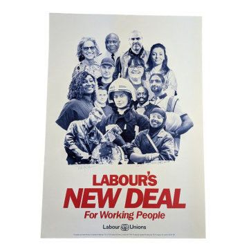 Labour's New Deal for Working People Poster 