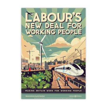 Correx Board "Labour's New Deal for Working People"