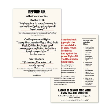 Leaflet:  Reform in Their Own Words 