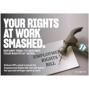 Leaflet: Your Rights at Work Smashed