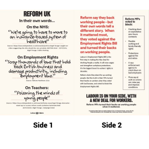 Leaflet:  Reform in Their Own Words 