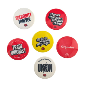 Pack Of 6 Assorted Button Badges
