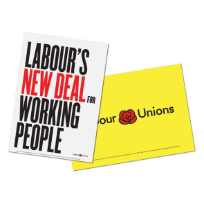 Correx Board "Labour's New Deal for Working People  Labour Unions"