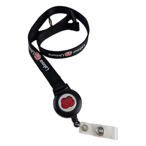 15mm Lanyard With Fitted Pull Reel