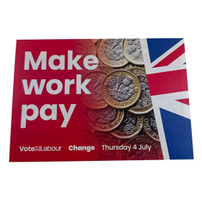 Labour Party Campaign Leaflet about Labour's New Deal for Working People 