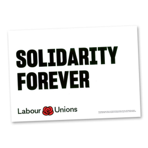 Poster "Solidarity Forever"